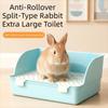 Splash-Proof Animal Potty Trainer Rectangular Rabbit Training Toilet Pet Toilet Box  Pet Supplies