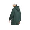 adidas Originals Men's Collegiate Badge Dark Green Fleece Hoodie JD3245