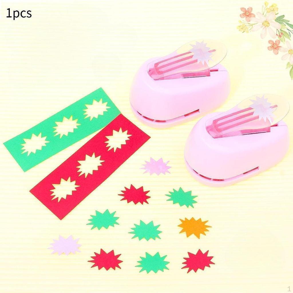 Punch Crafting for DIY Scrapbooking Handmade Card Making with Lever Action Ergonomic PP Material