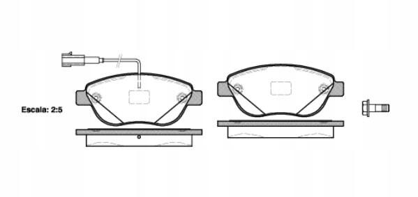 Remsa 0859.12 Brake Pad Set, Disc Brakes