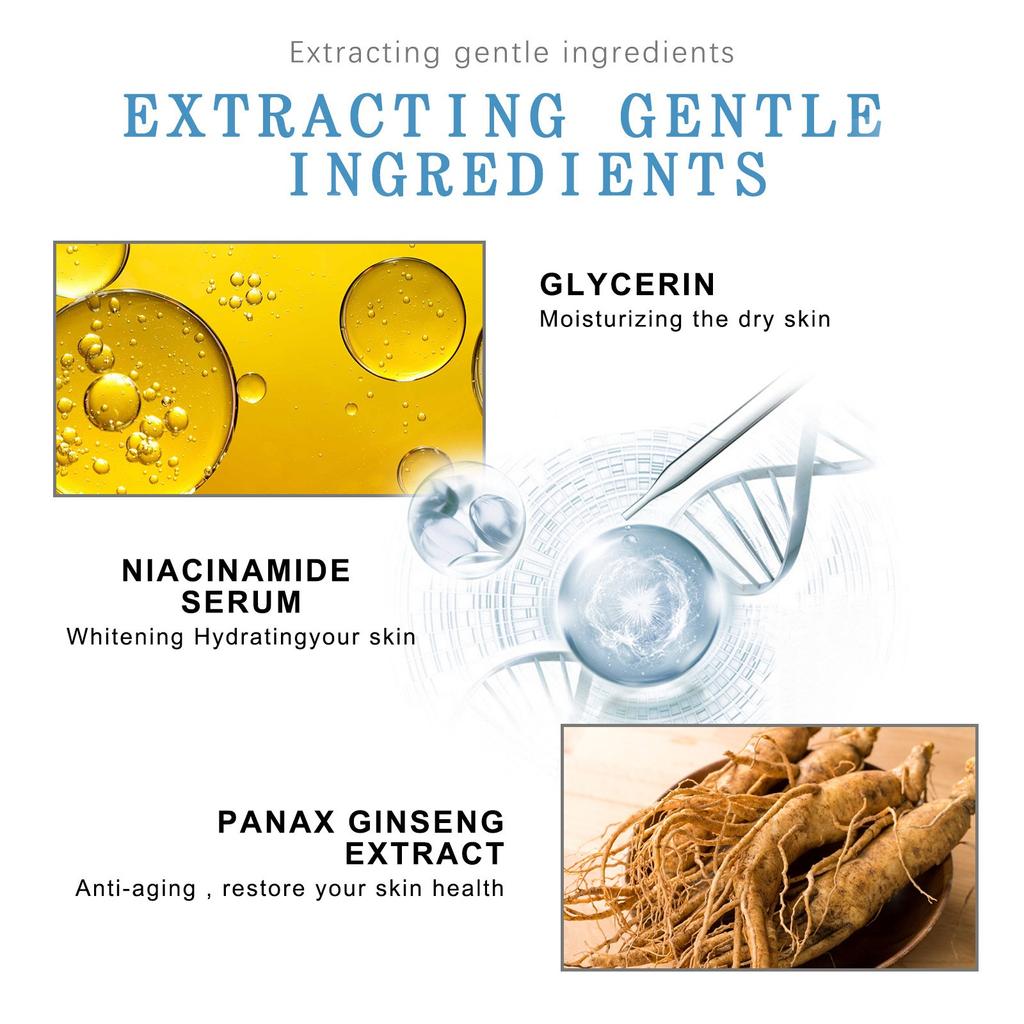 Niacinamide Serum Reduce Fine Lines, Nourishing And Moisturizing Care. Dull Skin, Whitening Aging Serum, Moisturizing And Wrinkle Serum,30ML/1.8 Floz