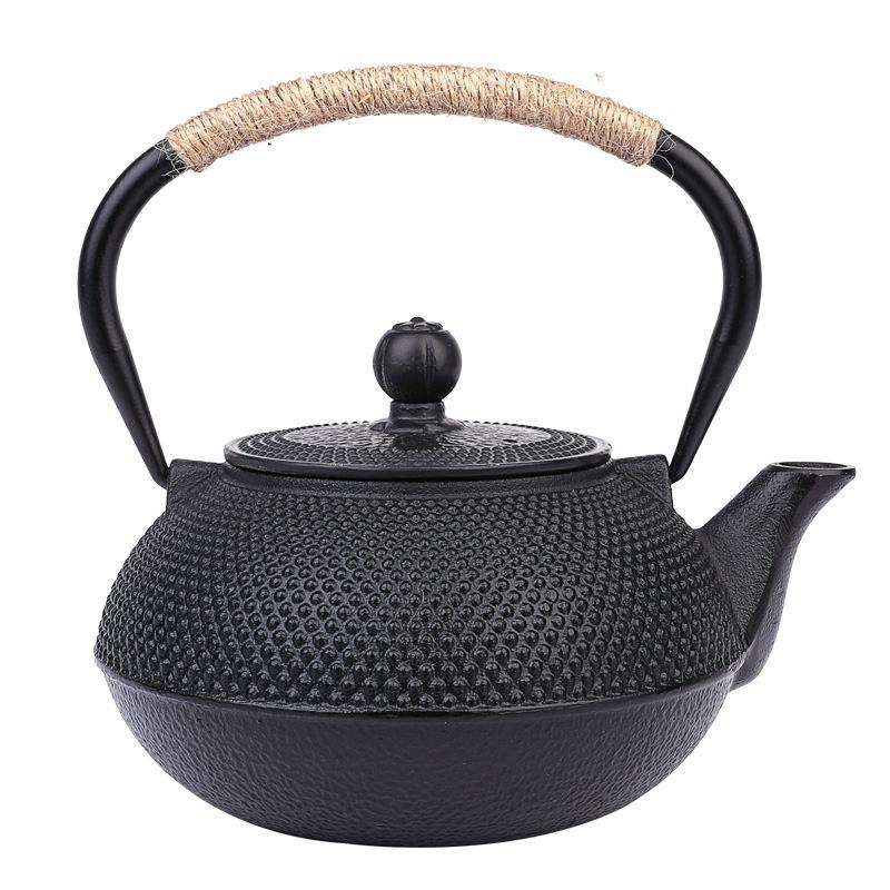 Small Cast Iron Kettle Teapot for Stove-Top Use