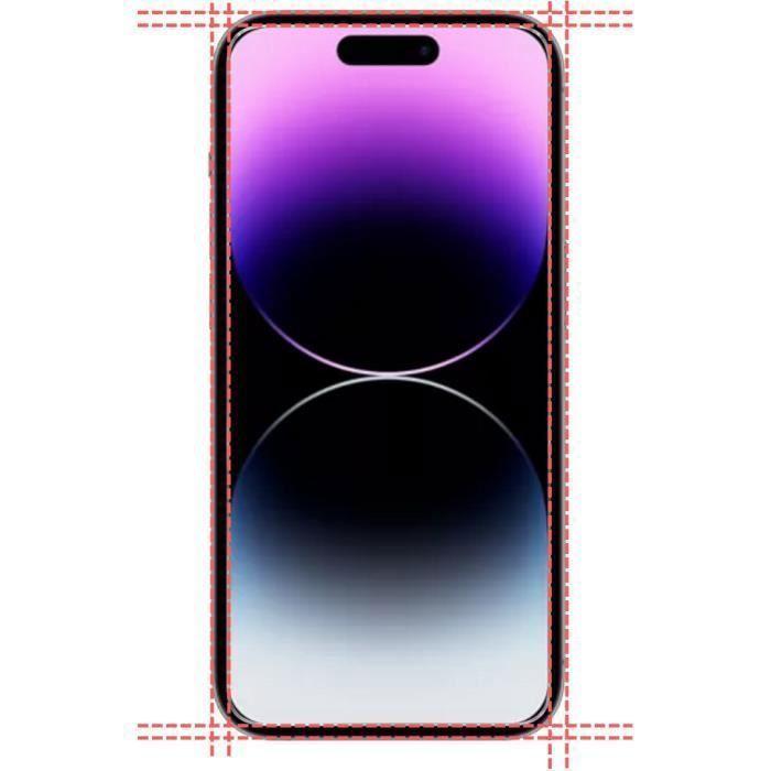 Screen Protector Film - Phonillico - iPhone 15 PRO MAX - Pack of 4 - Tempered Glass - Scratch-resistant