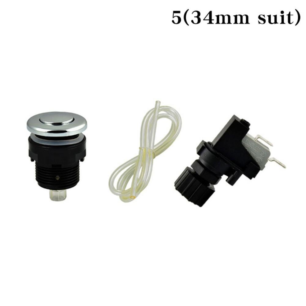 28 32 34mm Pneumatic Push Button Switch Easy Installation Multi-purpose Air Switch Button Pneumatic Air Pressure Switch