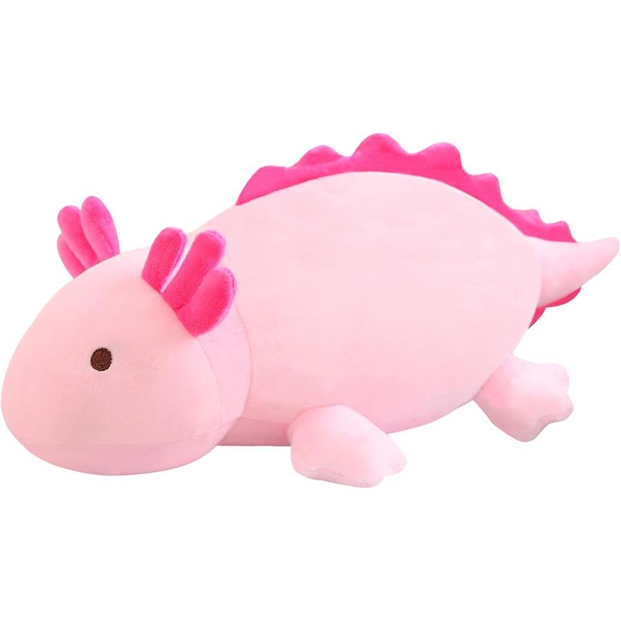 

Pink Weighted Axolotl Plush Toy 23.6 Inch 3.1 Lbs Adorable Stuffed Animal Pillow designed for Girls Boys Gentle Huggable Present Pink Filled featuring United States