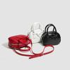 Korean Portable Bow Red Bag Women's 2025 Spring New Trendy Fashion Bowling Bag Versatile Messenger Bag