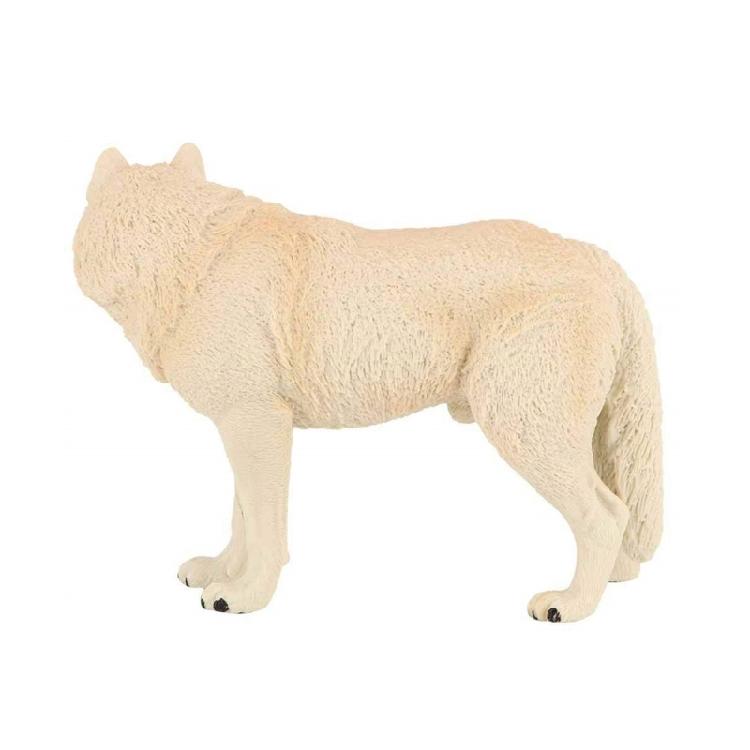 Realistic Wolf Figure Toy For Kids Cognitive Development And Home Decoration Available In Cyan Or Gray