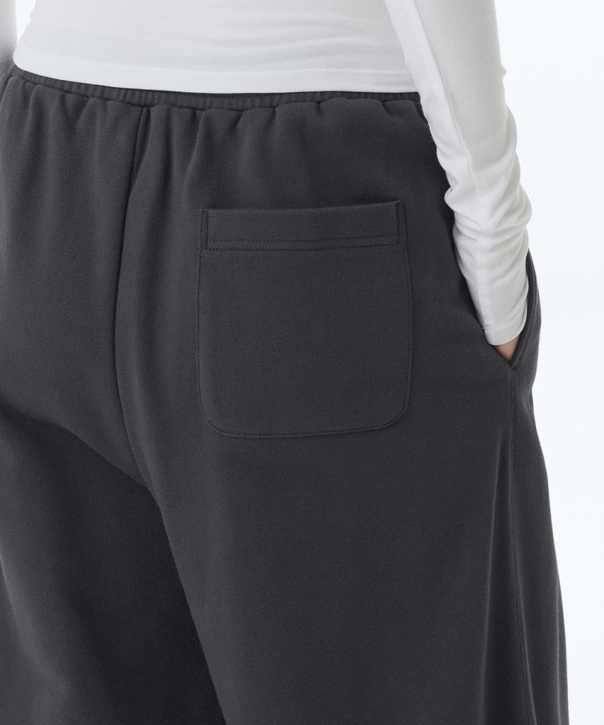 MUSINSA STANDARD WOMAN Women'S Deep Tuck Variable Wide Lounge Sweatpants [Dark Grey]