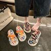 Fashion Fashionable Platform Slippers For Women Summer New Outdoor Personalized Graffiti Sandals Height Increasing Non slip Casual Shoes