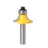 5 Piece 8mm Shank Round Over Router Bit Set with Bearing for Woodworking Milling and Edge Round Over Applications