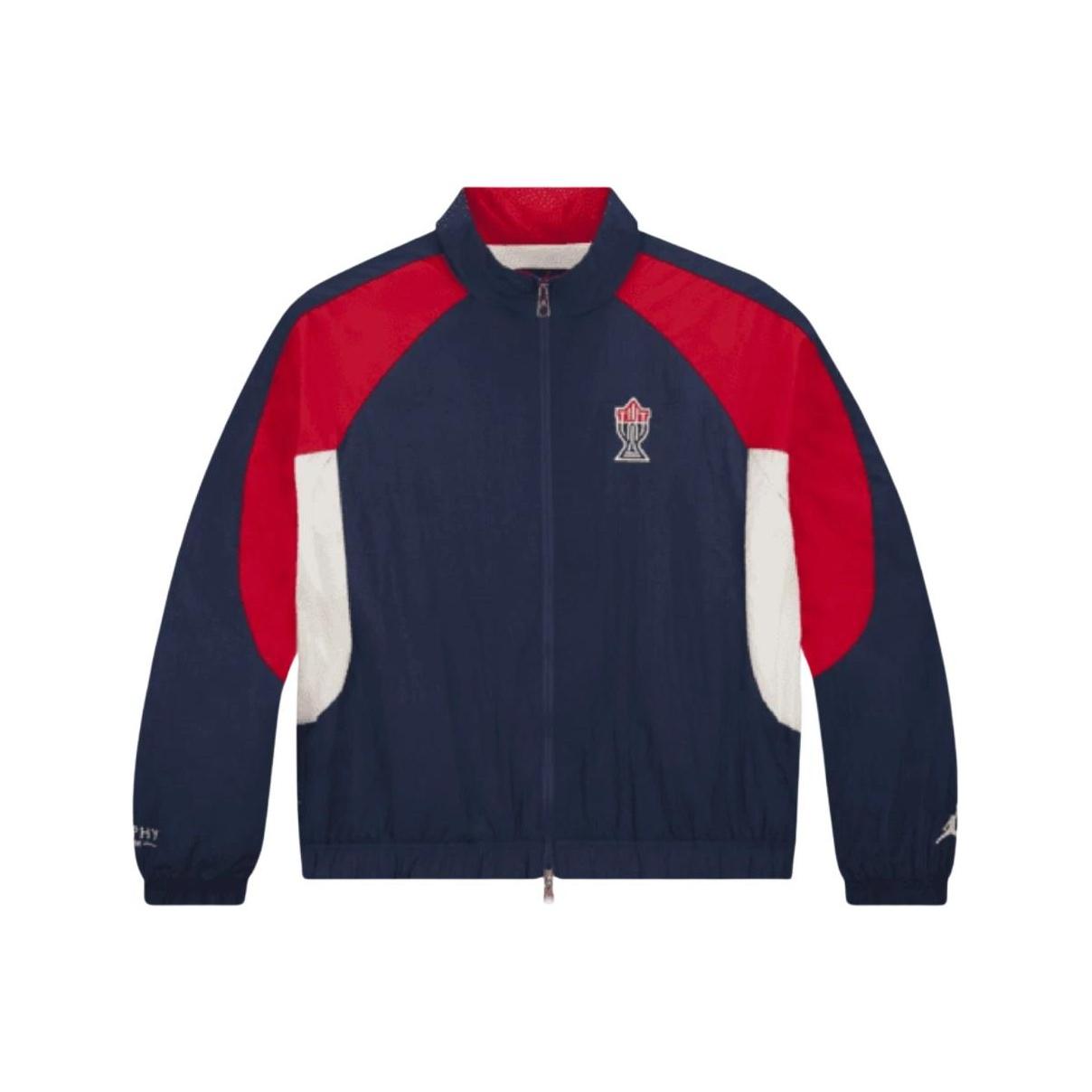

Jordan X Trophy Room Collaboration Zip Collar Long Sleeve Jacket Men Jacket DR2954-410 S