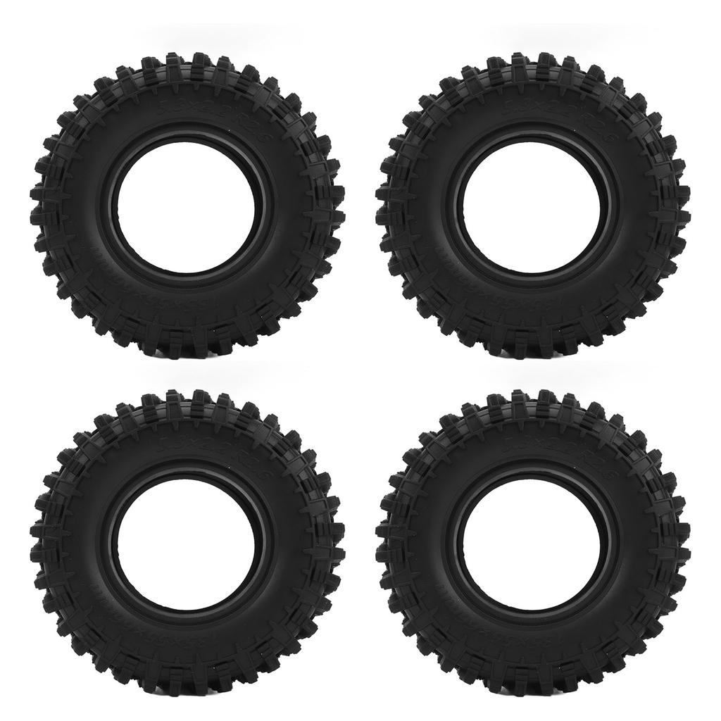 4Pcs 2.6in RC Crawler Tires Rubber Soft Replacement RC Car Wheel Tyre for SCX10 1/10 RC Crawlers