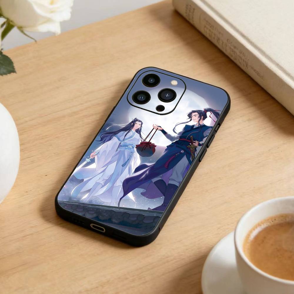 Grandmaster-Demonic Cultivation Phone Case For iPhone 17 16 15 14 13 12 Max Plus Silicone Black Cover