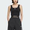 Adidas Originals SS25 Casual Fashion Comfortable Slim Fit Sports Vest Women Tops Black KB6420