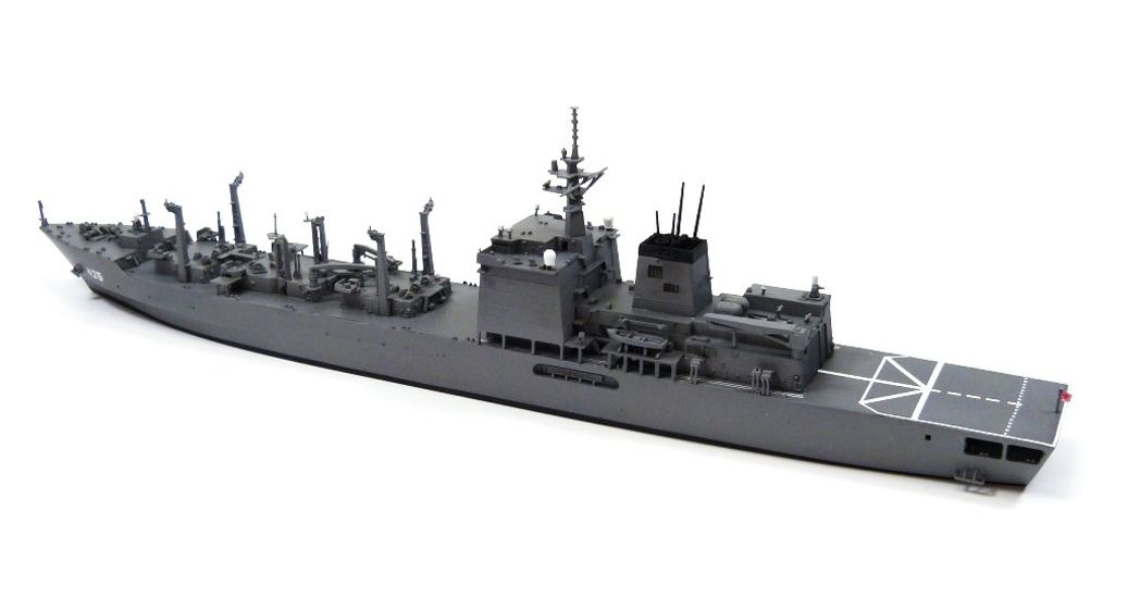 

Aoshima Bunka Kyozaisha Waterline Series Судно снабжения морских сил Mashu SP Пластиковая модель 1/700 No.SP Самооборона