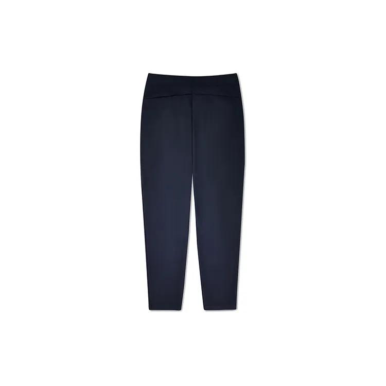 Kappa Casual Pants Men's Midnight Blue Black-906 Moderate Straight Fit Pants (Unisex) Casual Pants K0E12AK41