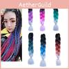 Colorful Jumbo Braids Hair Accessories For African Dirty Braids Solid Or Multi-color