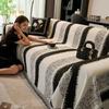Chenille Sofa Towel Blanket Sofa Cover Universal Anti Cat Scratch Sofa Cover Living Room Bohemian Style 1/2/3/4 Seater