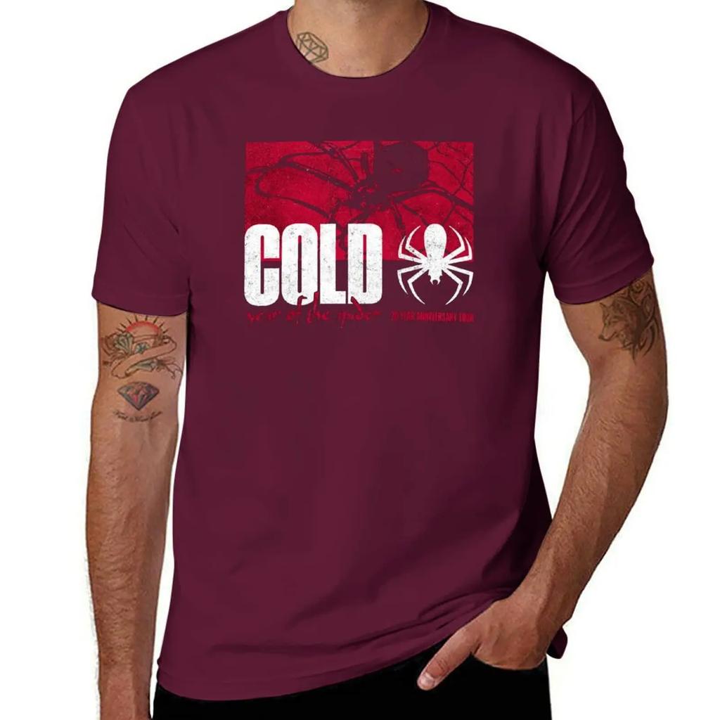 COLD BAND TShirt Boys Whites Customs Tops Funny T Shirts for Men 2025 New Model