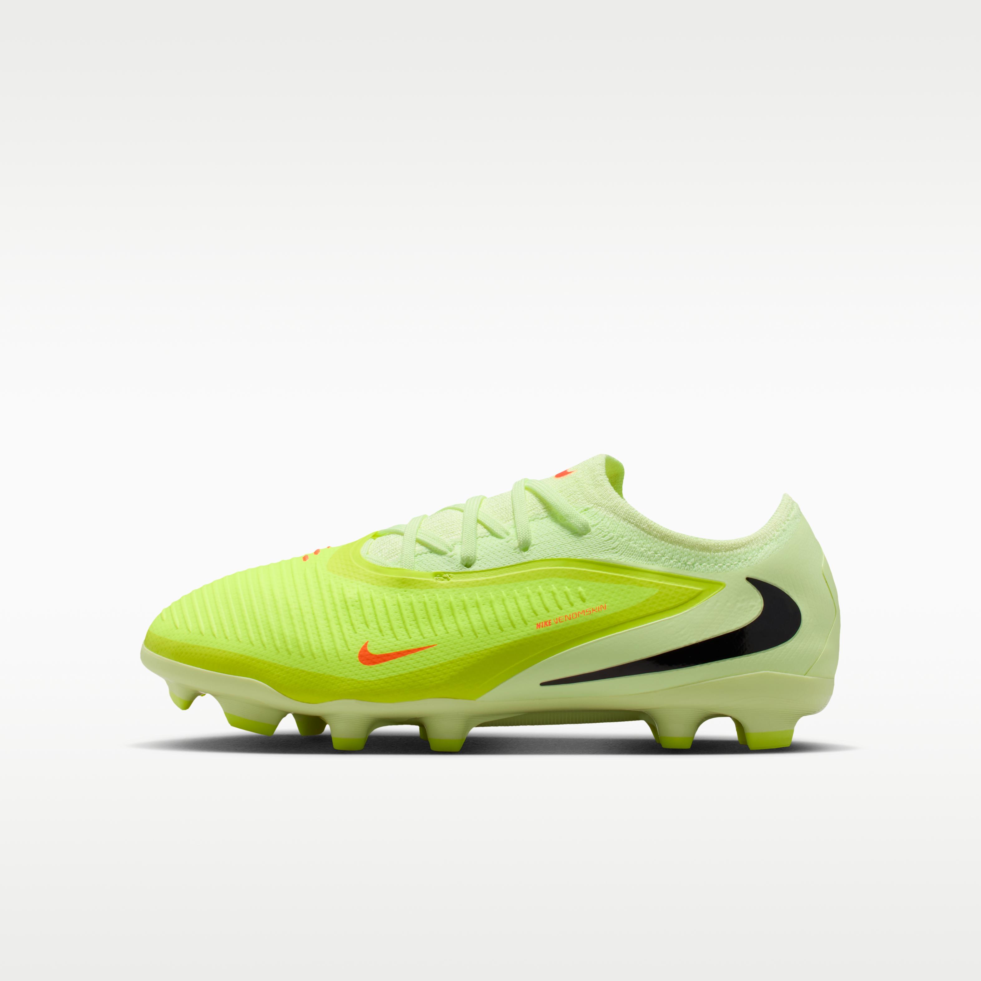 Nike Phantom 6 Low Pro MG Limelight Hyper Crimson (GS) 37.5