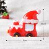 Christmas New Products Gifts Elk Snowman Santa Claus House Villa Creative Resin Micro Landscape Snow Cute Decoration Craft