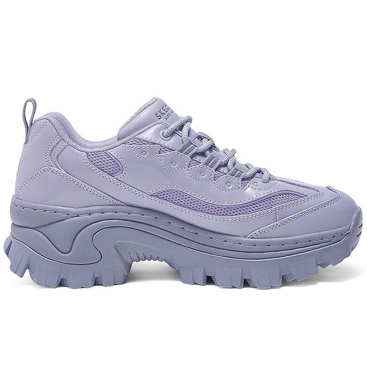 Skechers Scarpe Hi-Ryze Honey Cake Dolci Fresche Moda Trendy Versatili Basse Scarpe da Papà Sneaker Donna Viola 177223-QUAL