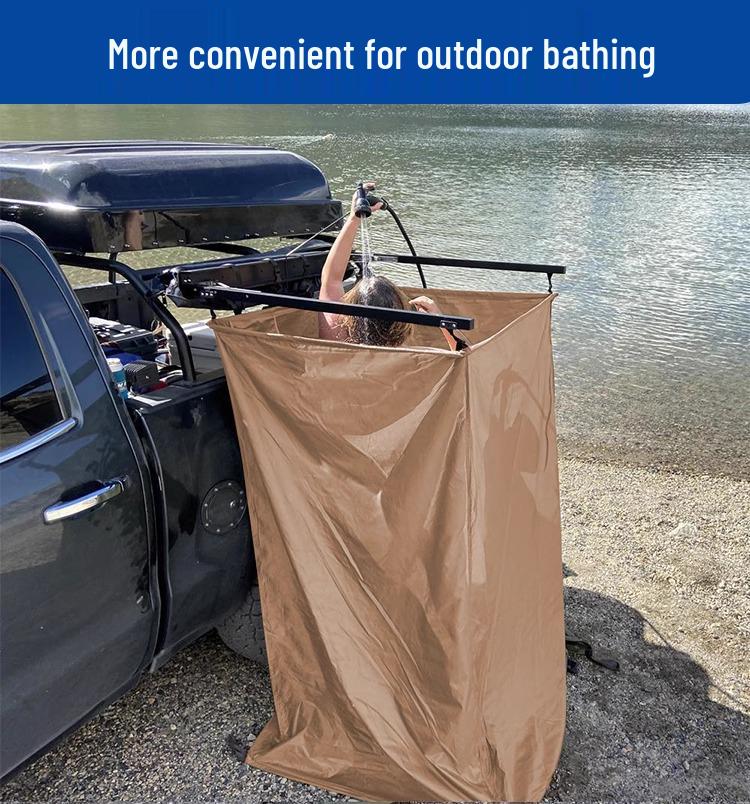 Portable Waterproof Shower and Changing Tent for Car - Single Person, Folding Design