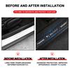 4 Pezzi Battitacco in Fibra di Carbonio per Auto Adesivi 3D Pellicola Protettiva Styling Per Citroen C1 C2 C3 C4 C5 C6 C5X E-C4 C-Crosser C4 Cactus Berlingo Elysee C-ZERO