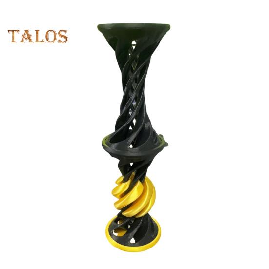 

3D-друкована спіральна іграшка з запускаючою кулькою. Неможлива піраміда. Прохідна скульптура. Вихрова нитка. Ілюзія. Зняття стресу. Діти. Дорослі. Міні-спіраль. чорний