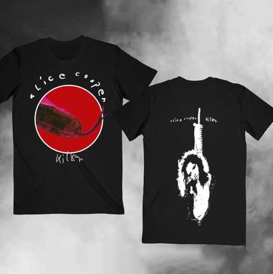 Nuova T-shirt stampata DTG - ALICE COOPER - Killer