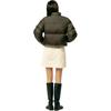 Lee Logo Embroidered Stand Collar Korean Style Short Zipper Down Jacket Women outerwear LE2304DP60BR