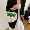 Cute strawberry bag 2025 new Mori sweet girl fashion niche foreign style versatile portable messenger fruit bag