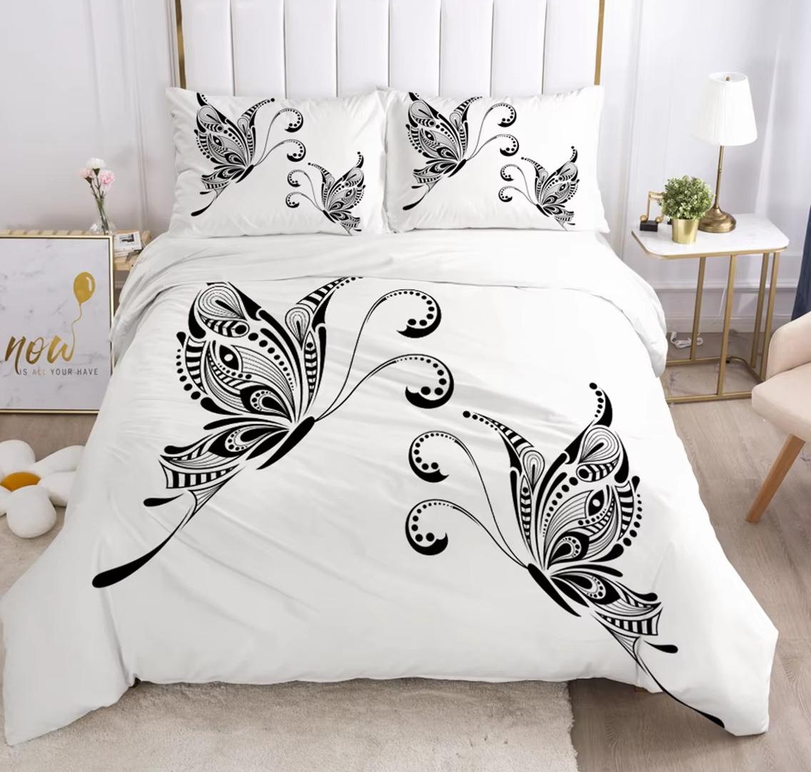 

3D Hd Quality Printed Duvet Cover Queen King Size Home Decor Bedding Set For Women Coworker Gift 3 Piece Set With 2 Pillowcases EU Single(135x200cm)