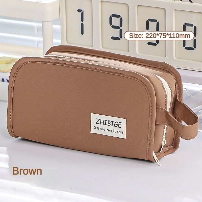 Double Layered Pain Pack Storage Bag with Five Layers for Classified Storage Large Capacity Student Pencil Case