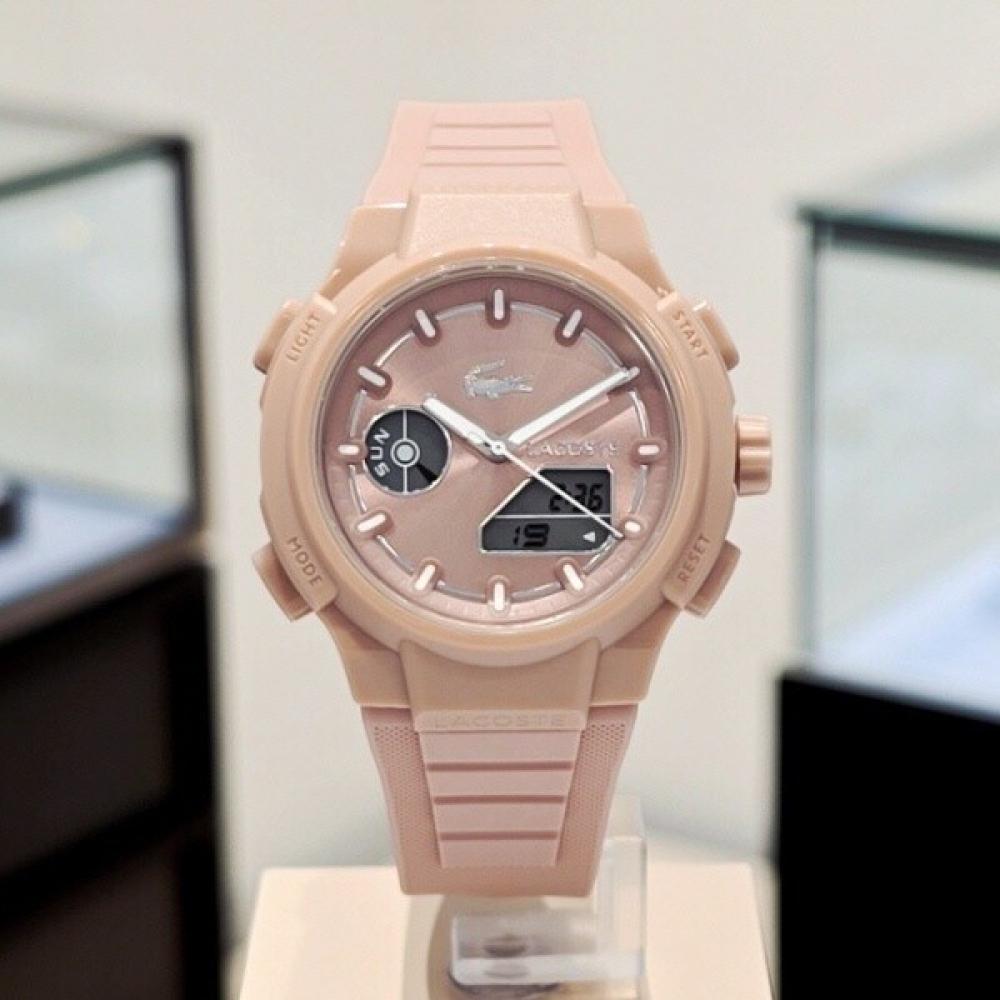 Lacoste Daegu Department Store Lacoste Lc33 Pink Silicone Unisex Watch pink (40mm)