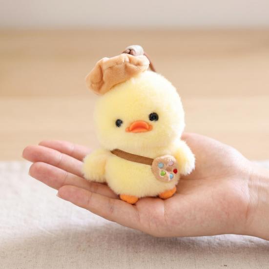 Cute Duck Plush Keychain Soft Stuffed Animal Pendant for Bags Backpacks Adorable Gift for Kids Girls Duck