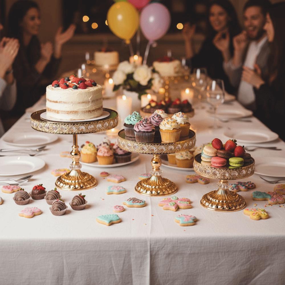 European Style Dessert Display Rack Reusable Cupcakes Tray Practical Cake Stands  Dim Sum Display