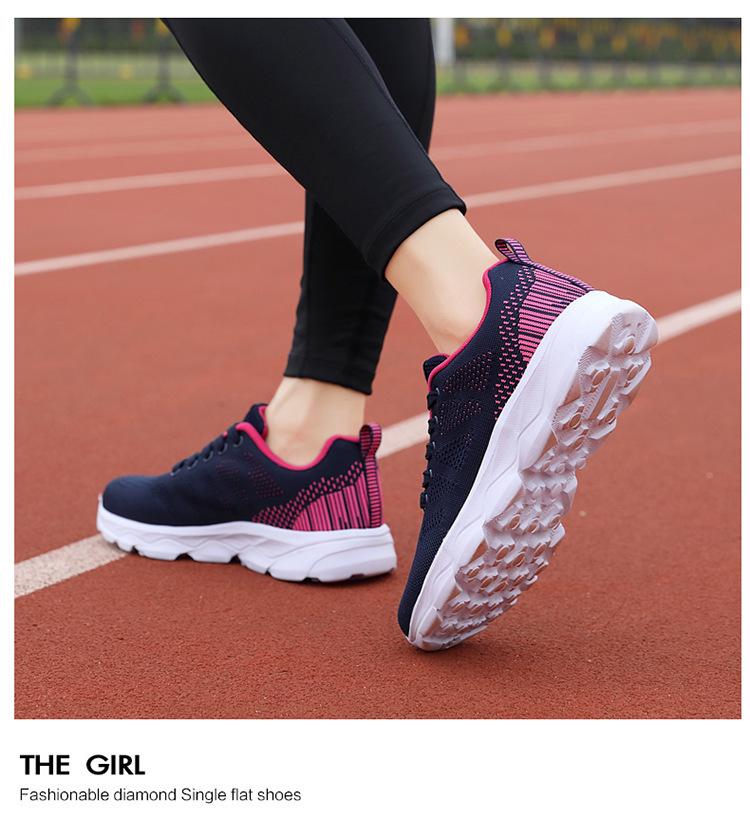 Women's Lightweight Mesh Walking Shoes - Soft Sole, Casual Style for Mothers and Elders, Perfect for Spring and Autumn