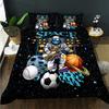 Space Theme Astronaut 3D Print Bedding Set Cozy Duvet Cover King Queen Twin Single Size Birthday Gift Boy Girl Kid Bedroom Decor