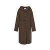 Eifini Women's Mid-Length Hooded Wool Coat