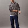Calvin Klein Fashionable Pure Cotton Simple Versatile Embroidered Letter Hoodie Men Hoodies Gray 40HM231-030