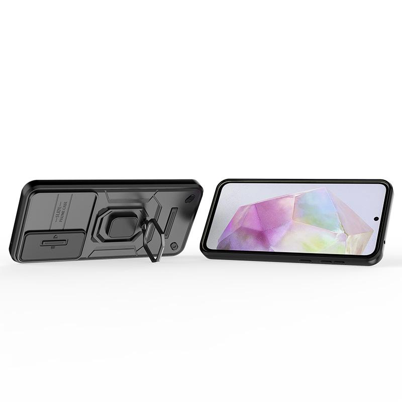 Armor Case ForSamsung Galaxy A56 A54 A36 A35 A34 A25 A15 5G Heavy Duty Shockproof Anti-Scratch With Ring Holder Phone Cover