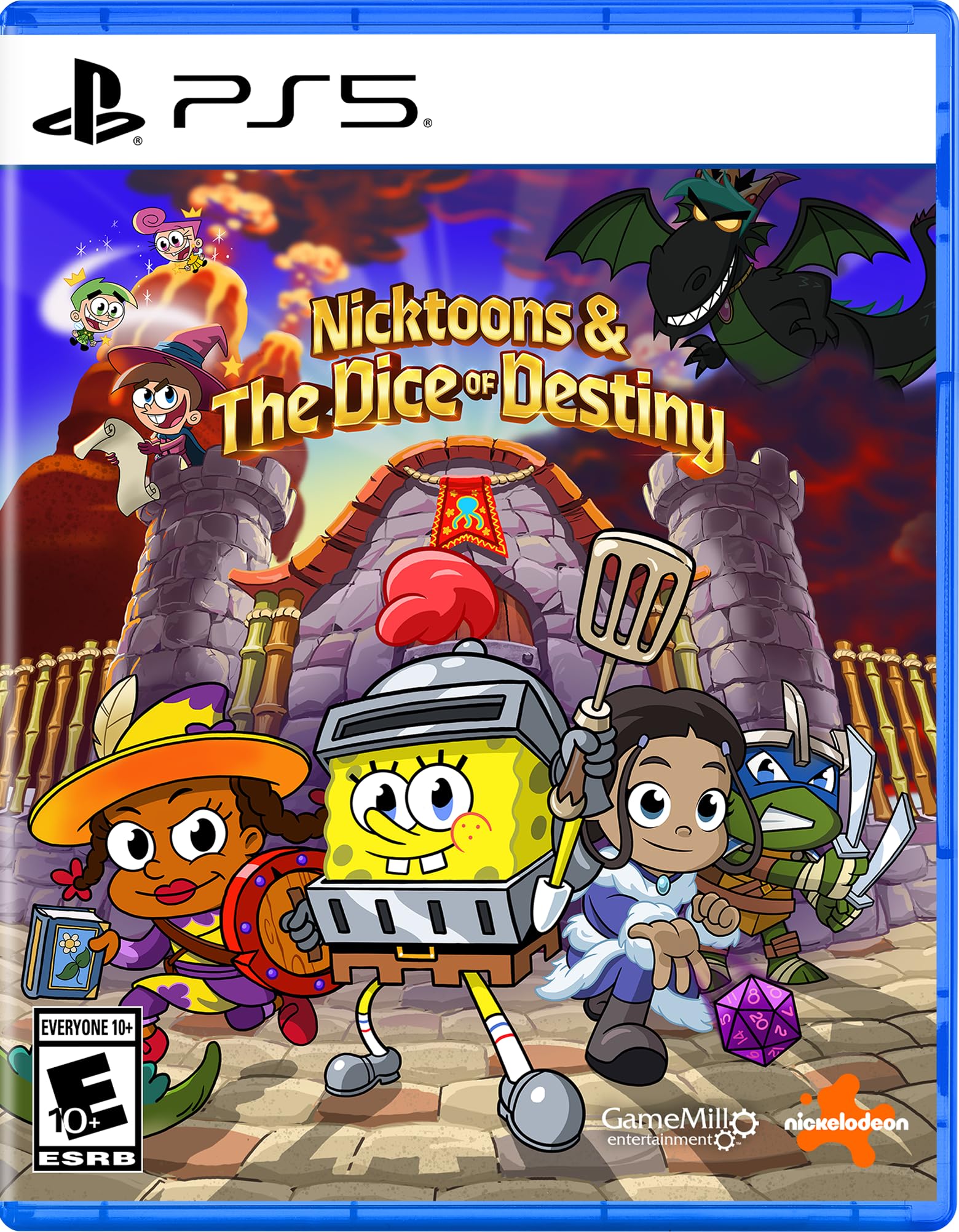 

NickToons The Dice Of Destiny North PS5 & (Import America) - синий