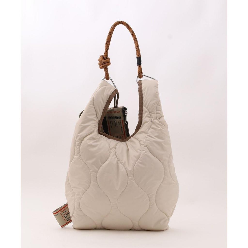 Cuco Original Pattern Tape Quilted Marche Bag 2453111204 Mustard (355)