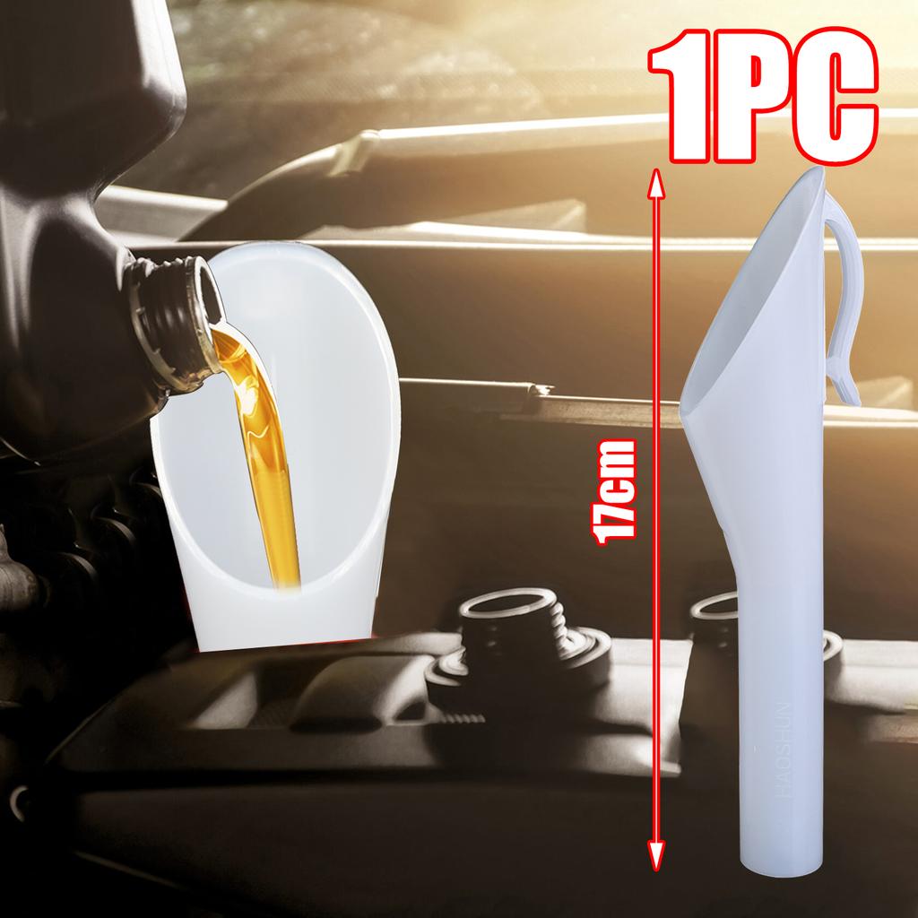 1-2PC Car Engine Refueling Funnel Long Pole Hands-free PVC Oil Petrol Funnel Washer Fluid Change Foldable Portable Car Accessory