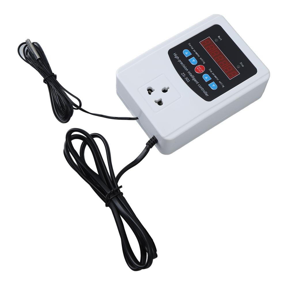 1500W Greenhouse Temperature Controller Digital Air Temperature Controller Thermostat LCD Display 10A