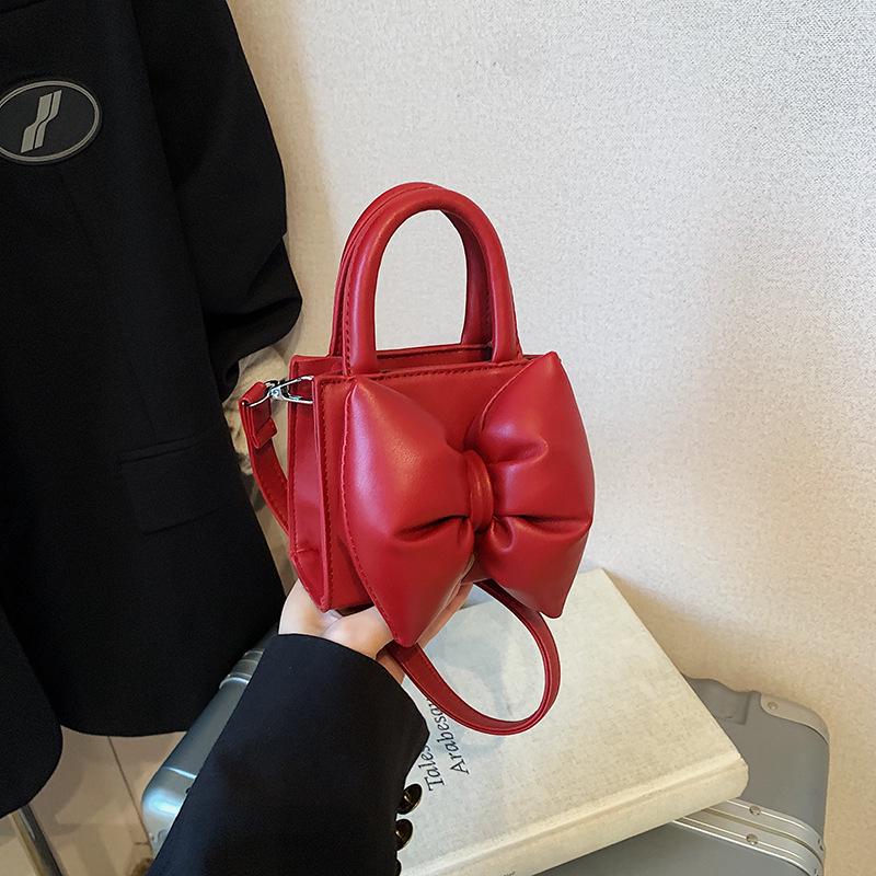 

2025 High-End Mini Bowknot Crossbody Bag for Girls - Parent-Child Coin Purse