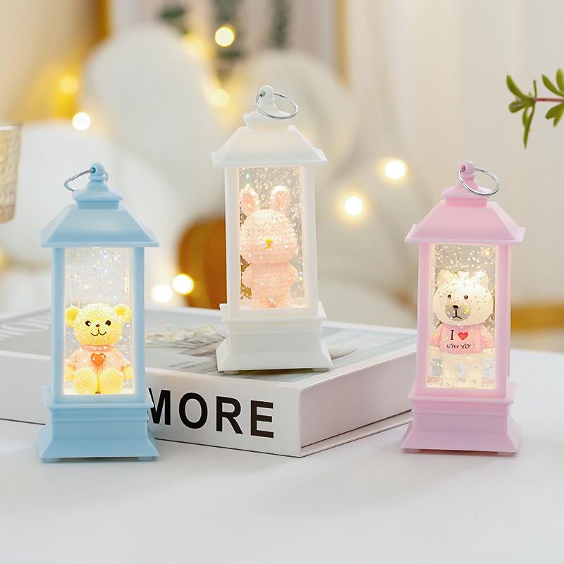 Water-filled Romantic Decorative Night Lights Valentine's Day Gifts for Your Girlfriend Birthday Bedside Table Ornaments
