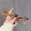 4 Pack Sets Fashion TR90 Reading Glasses For Men Spring Leg Sports Presbyopia Glasses Anti Blue Light Glasses +100 +400