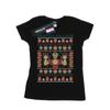 Marvel Womens/Ladies Iron Man Get Your Jingle On Fair Isle Cotton T-Shirt